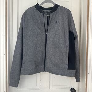 Under Armour Loose ColdGear UA XLarge Full Zip Mock Neck Lightweight Jacket